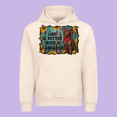 Life Is Better With A Labrador Urban Hoodie Designed By Ranaportraitstore
