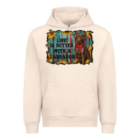 Sandshell life is better with a labrador Urban Hoodie - RanaPortraitStore