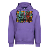 Tulip life is better with a labrador Urban Hoodie - RanaPortraitStore