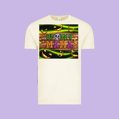 Spooky Mama Vintage Tee Designed By Artiststas