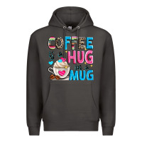 Smoke coffee is a hug in a Premium Hoodie - Zillion Design Studio