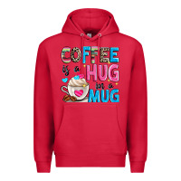 Cardinal coffee is a hug in a Premium Hoodie - Zillion Design Studio