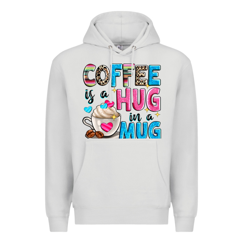 Coffee Is A Hug In A Premium Hoodie by Zillion Design Studio | Teevron