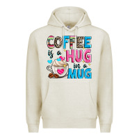 Oatmeal Heather coffee is a hug in a Premium Hoodie - Zillion Design Studio
