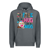 Rock coffee is a hug in a Premium Hoodie - Zillion Design Studio