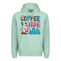 Seafoam coffee is a hug in a Premium Hoodie - Zillion Design Studio
