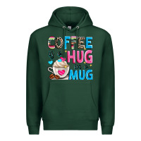 Sports Green coffee is a hug in a Premium Hoodie - Zillion Design Studio
