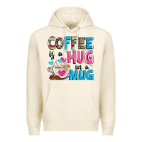 Tofu coffee is a hug in a Premium Hoodie - Zillion Design Studio