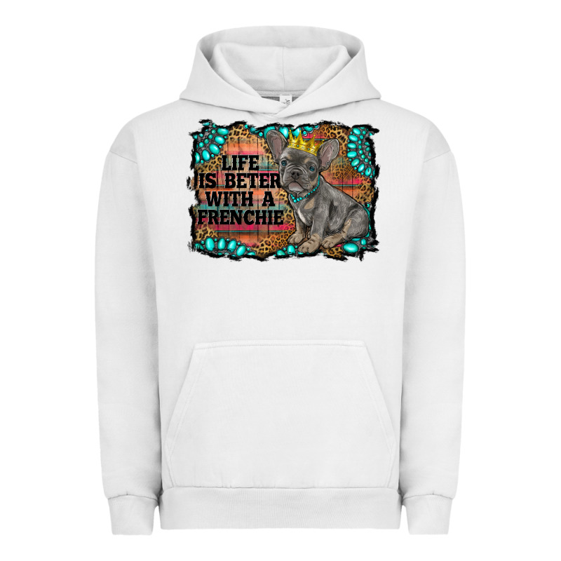 Life Is Better With A Frenchie Urban Hoodie by RanaPortraitStore | Teevron