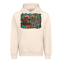 Sandshell life is better with a frenchie Urban Hoodie - RanaPortraitStore