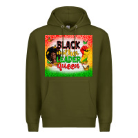 Army Green black mother leader Premium Hoodie - Zillion Design Studio