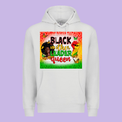 Black Mother Leader Premium Hoodie Designed By Zillion Design Studio
