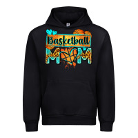 Black basketball mom with leopard Urban Hoodie - Zillion Design Studio