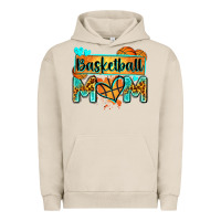 Pigment French Oak basketball mom with leopard Urban Hoodie - Zillion Design Studio