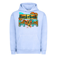 Pigment Grape Ice basketball mom with leopard Urban Hoodie - Zillion Design Studio