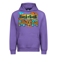 Tulip basketball mom with leopard Urban Hoodie - Zillion Design Studio