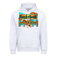 White basketball mom with leopard Urban Hoodie - Zillion Design Studio