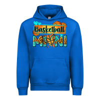 Cobalt basketball mini with leopard Urban Hoodie - Zillion Design Studio