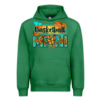 Emerald basketball mini with leopard Urban Hoodie - Zillion Design Studio