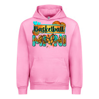 Fuchsia Pink basketball mini with leopard Urban Hoodie - Zillion Design Studio