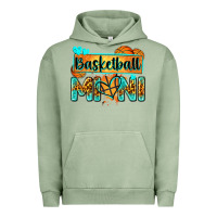 Pigment Oil Green basketball mini with leopard Urban Hoodie - Zillion Design Studio