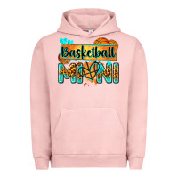 Pigment Salmon basketball mini with leopard Urban Hoodie - Zillion Design Studio