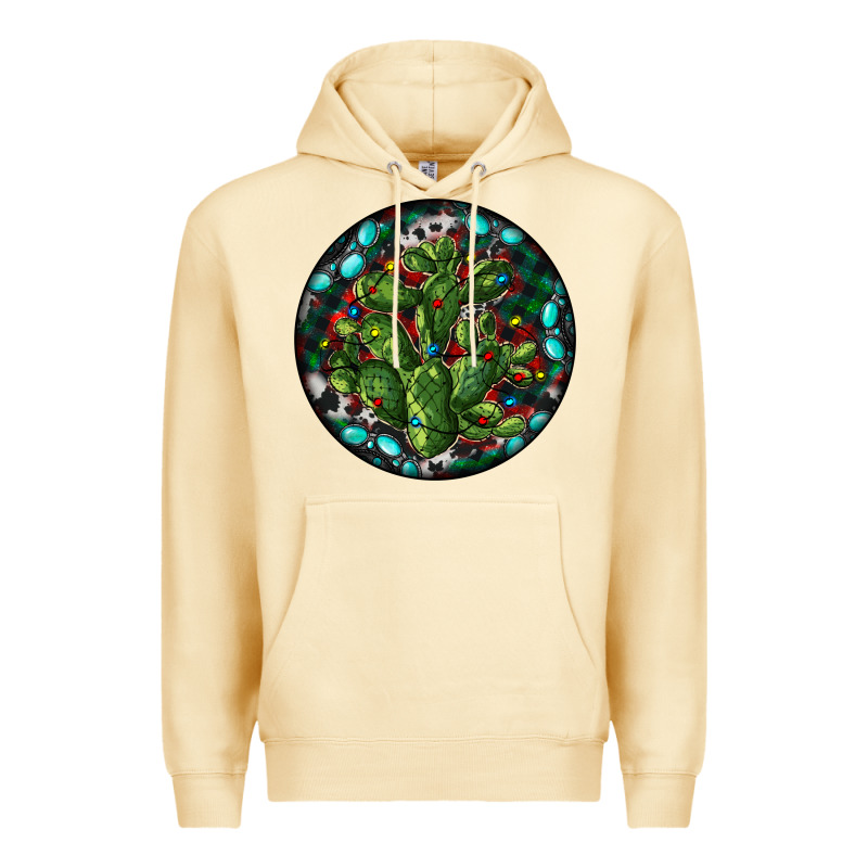 Christmas Santa Claus Round Premium Hoodie by RanaPortraitStore | Teevron