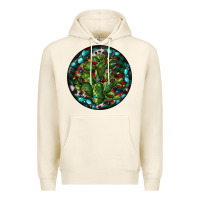 Tofu Christmas Santa Claus round Premium Hoodie - RanaPortraitStore