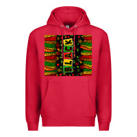 Cardinal black license letters Premium Hoodie - Zillion Design Studio