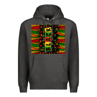 Charcoal Heather black license letters Premium Hoodie - Zillion Design Studio