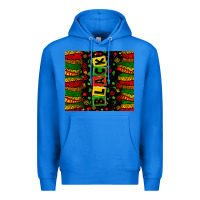 True Royal black license letters Premium Hoodie - Zillion Design Studio