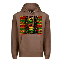 Chestnut black license letters Premium Hoodie - Zillion Design Studio