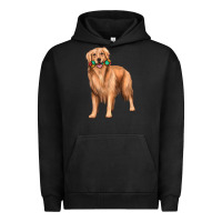 Pigment Black golden retriever with toys Urban Hoodie - texasbilliewilder