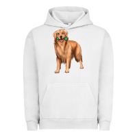 Pigment Lunar Rock golden retriever with toys Urban Hoodie - texasbilliewilder