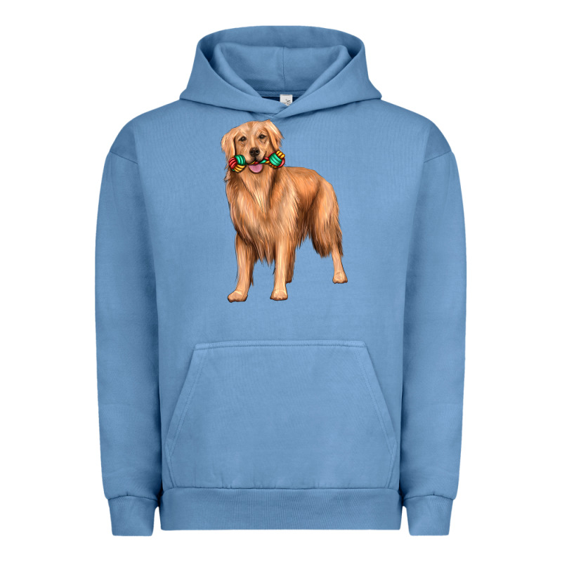 Golden Retriever With Toys Urban Hoodie by texasbilliewilder | Teevron