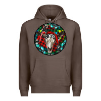 Coffee Christmas skull Premium Hoodie - RanaPortraitStore