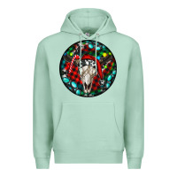 Seafoam Christmas skull Premium Hoodie - RanaPortraitStore