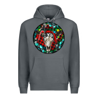 Rock Christmas skull Premium Hoodie - RanaPortraitStore