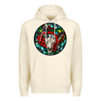 Sandshell Christmas skull Premium Hoodie - RanaPortraitStore