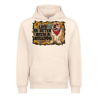 Sandshell life is better with a bulldog Urban Hoodie - RanaPortraitStore