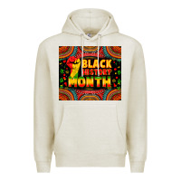 Oatmeal Heather black history month Premium Hoodie - Zillion Design Studio