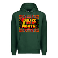 Sports Green black history month Premium Hoodie - Zillion Design Studio
