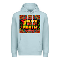 Blue Mist black history month Premium Hoodie - Zillion Design Studio