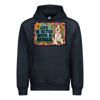 Navy life is better with a beagle Urban Hoodie - RanaPortraitStore