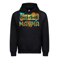 Black basketball mama with leopard Urban Hoodie - Zillion Design Studio