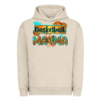 Pigment French Oak basketball mama with leopard Urban Hoodie - Zillion Design Studio