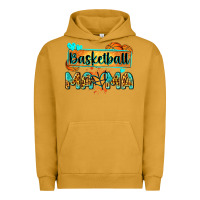 Pigment Peanut Butter basketball mama with leopard Urban Hoodie - Zillion Design Studio