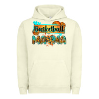 Pigment Pistachio basketball mama with leopard Urban Hoodie - Zillion Design Studio