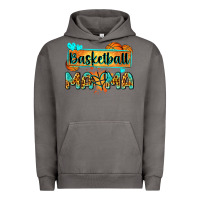 Pigment Tornado basketball mama with leopard Urban Hoodie - Zillion Design Studio