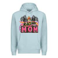 Blue Mist racing mom with racing oto equipment Premium Hoodie - AdoDesignShop